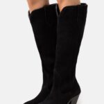 läder cowboy/biker boots svarta Anna Field 42BF62225 kvinnor