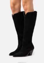 läder cowboy/biker boots svarta Anna Field 42BF62225 kvinnor