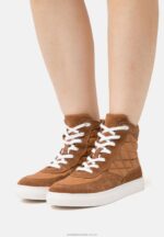 läder high-top sneakers cognac Anna Field 42BF61238 kvinnor