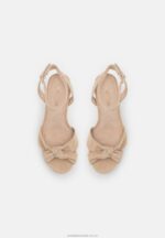 läder högklackade sandaler beige Anna Field 42BF61578 kvinnor - Bild 6
