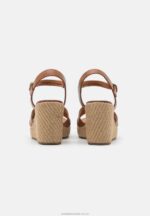 läder högklackade sandaler cognac Anna Field 42BF61478 kvinnor - Bild 4