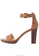 läder högklackade sandaler cognac Anna Field 42BF61549 kvinnor - Bild 2