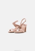 läder högklackade sandaler roséguldfärgade Anna Field 42BF61336 kvinnor - Bild 3