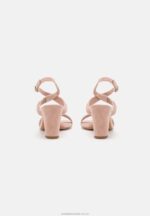 läder högklackade sandaler roséguldfärgade Anna Field 42BF61336 kvinnor - Bild 4