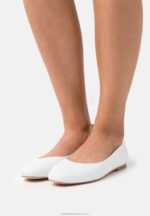 läder komfort balett pumps vit Anna Field 42BF62100 kvinnor