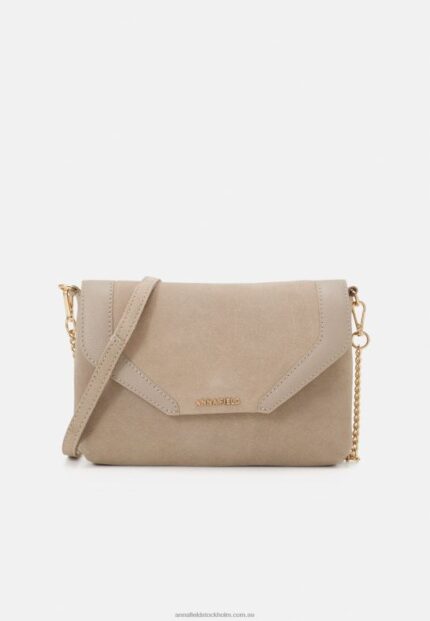 läder koppling taupe Anna Field 42BF62415 kvinnor