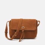 läder över body bag cognac Anna Field 42BF62554 kvinnor
