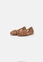 läder peeptoe balett pumps cognac Anna Field 42BF62125 kvinnor - Bild 3
