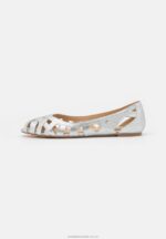 läder peeptoe balett pumps silver Anna Field 42BF62142 kvinnor - Bild 2