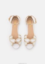 läder peeptoe balett pumps vit Anna Field 42BF62087 kvinnor - Bild 6