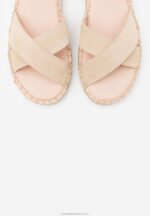 läder plattform sandaler beige Anna Field 42BF61576 kvinnor - Bild 6