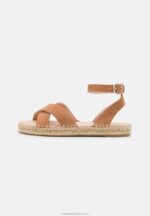 läder plattform sandaler cognac Anna Field 42BF61560 kvinnor - Bild 2