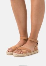 läder plattform sandaler cognac Anna Field 42BF61560 kvinnor