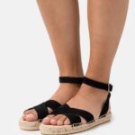läder plattformssandaler svarta Anna Field 42BF61579 kvinnor
