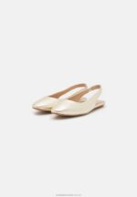 läder slingback balett pumps guld Anna Field 42BF62182 kvinnor - Bild 3