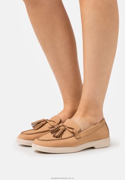 läder slip-ons beige Anna Field 42BF61814 kvinnor