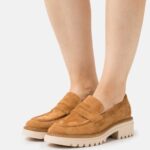läder slip-ons konjak Anna Field 42BF61822 kvinnor