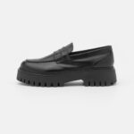 läder slip-ons svart Anna Field 42BF61791 kvinnor