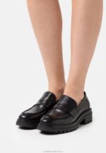 läder slip-ons svart Anna Field 42BF61817 kvinnor