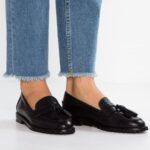 läder slip-ons svart Anna Field 42BF61829 kvinnor