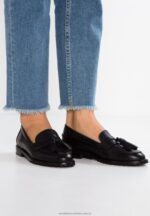 läder slip-ons svart Anna Field 42BF61829 kvinnor