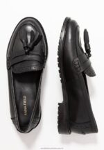 läder slip-ons svart Anna Field 42BF61829 kvinnor - Bild 4