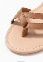 läder t-bar sandaler cognac Anna Field 42BF61513 kvinnor - Bild 3