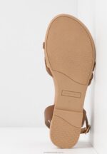 läder t-bar sandaler cognac Anna Field 42BF61513 kvinnor - Bild 7