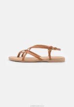 läder t-bar sandaler cognac Anna Field 42BF61536 kvinnor - Bild 2