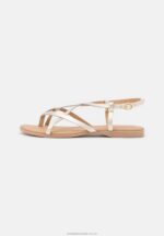 läder t-bar sandaler guld Anna Field 42BF61522 kvinnor - Bild 2