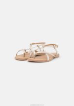läder t-bar sandaler guld Anna Field 42BF61522 kvinnor - Bild 3
