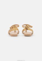 läder t-bar sandaler guld Anna Field 42BF61529 kvinnor - Bild 4