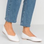 läderballerinor balettpumps vit Anna Field 42BF62135 kvinnor