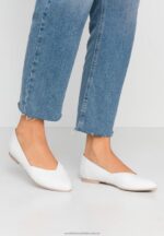läderballerinor balettpumps vit Anna Field 42BF62135 kvinnor