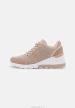lädermix sneakers beige Anna Field 42BF61215 kvinnor - Bild 2