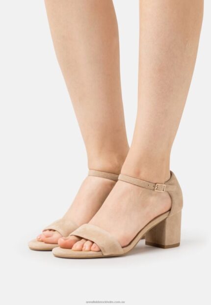 lädersandaler beige Anna Field 42BF61355 kvinnor