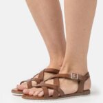 lädersandaler cognac Anna Field 42BF61284 kvinnor