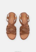 lädersandaler cognac Anna Field 42BF61284 kvinnor - Bild 6