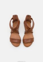 lädersandaler cognac Anna Field 42BF61316 kvinnor - Bild 6