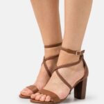 lädersandaler cognac Anna Field 42BF61425 kvinnor