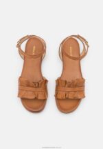 lädersandaler cognac Anna Field 42BF61440 kvinnor - Bild 6