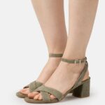 lädersandaler khaki Anna Field 42BF61330 kvinnor