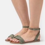 lädersandaler khaki Anna Field 42BF61387 kvinnor
