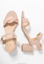 lädersandaler ljusrosa Anna Field 42BF61276 kvinnor - Bild 4