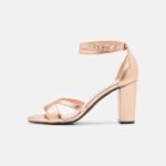 lädersandaler roséguld färgade Anna Field 42BF61392 kvinnor