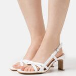 lädersandaler vita Anna Field 42BF61405 kvinnor