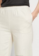 linne mix byxor beige Anna Field 42BF6604 kvinnor - Bild 4