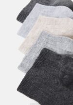 mjuka ribbade sneakerstrumpor 5pack strumpor grå/beige Anna Field 42BF61135 kvinnor - Bild 2