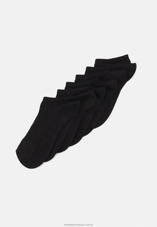mjuka sneakerstrumpor 6-pack strumpor svarta Anna Field 42BF61128 kvinnor - Bild 1