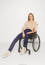 mörkblå byxor Anna Field 42BF6643 kvinnor - Bild 8